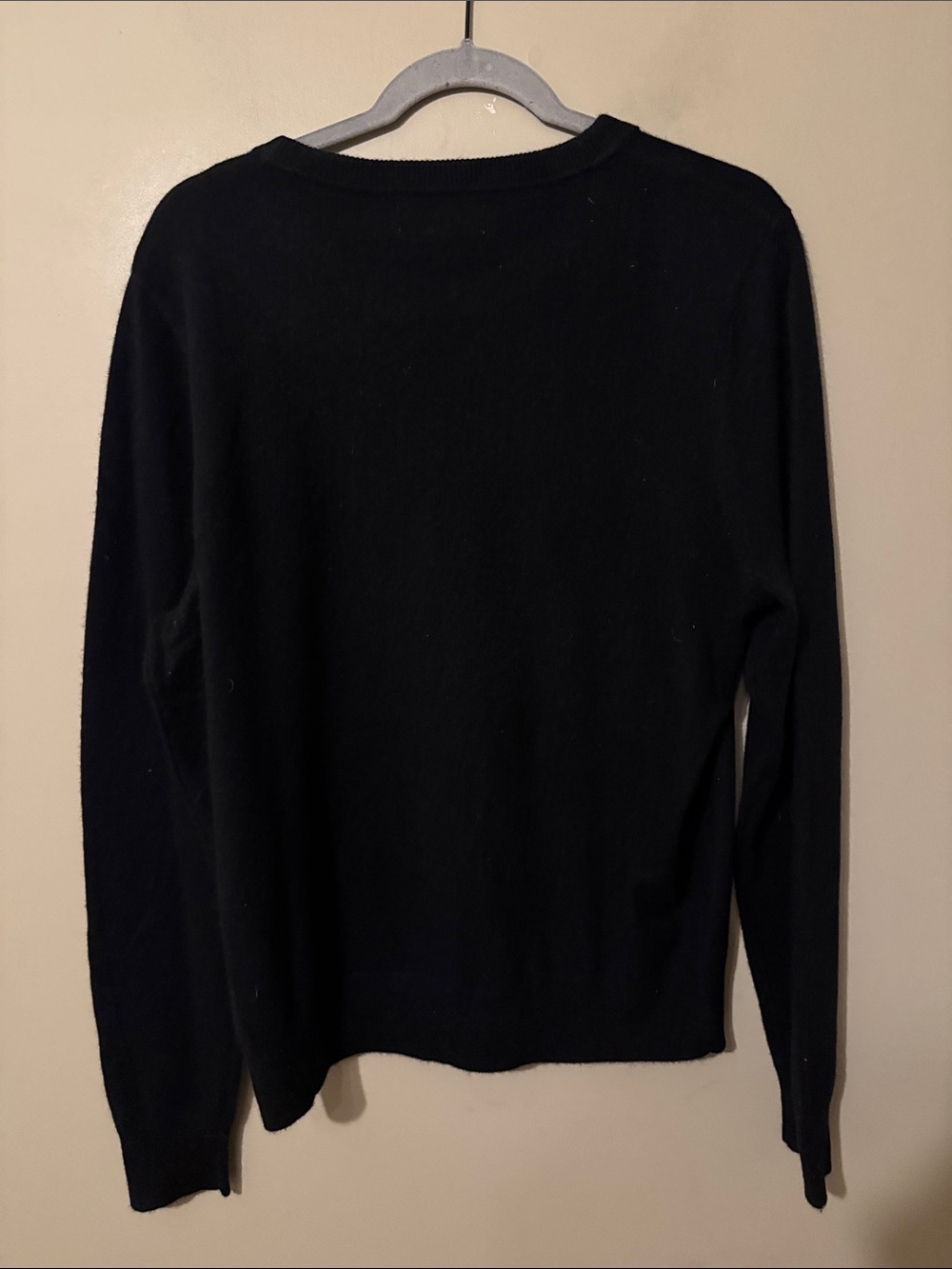 NWOT- Nordstrom Cashmere Crewneck Sweater, Black, size XL - Picture 9 of 12